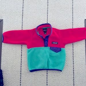Patagonia synchilla infant fleece jacket. Like new.